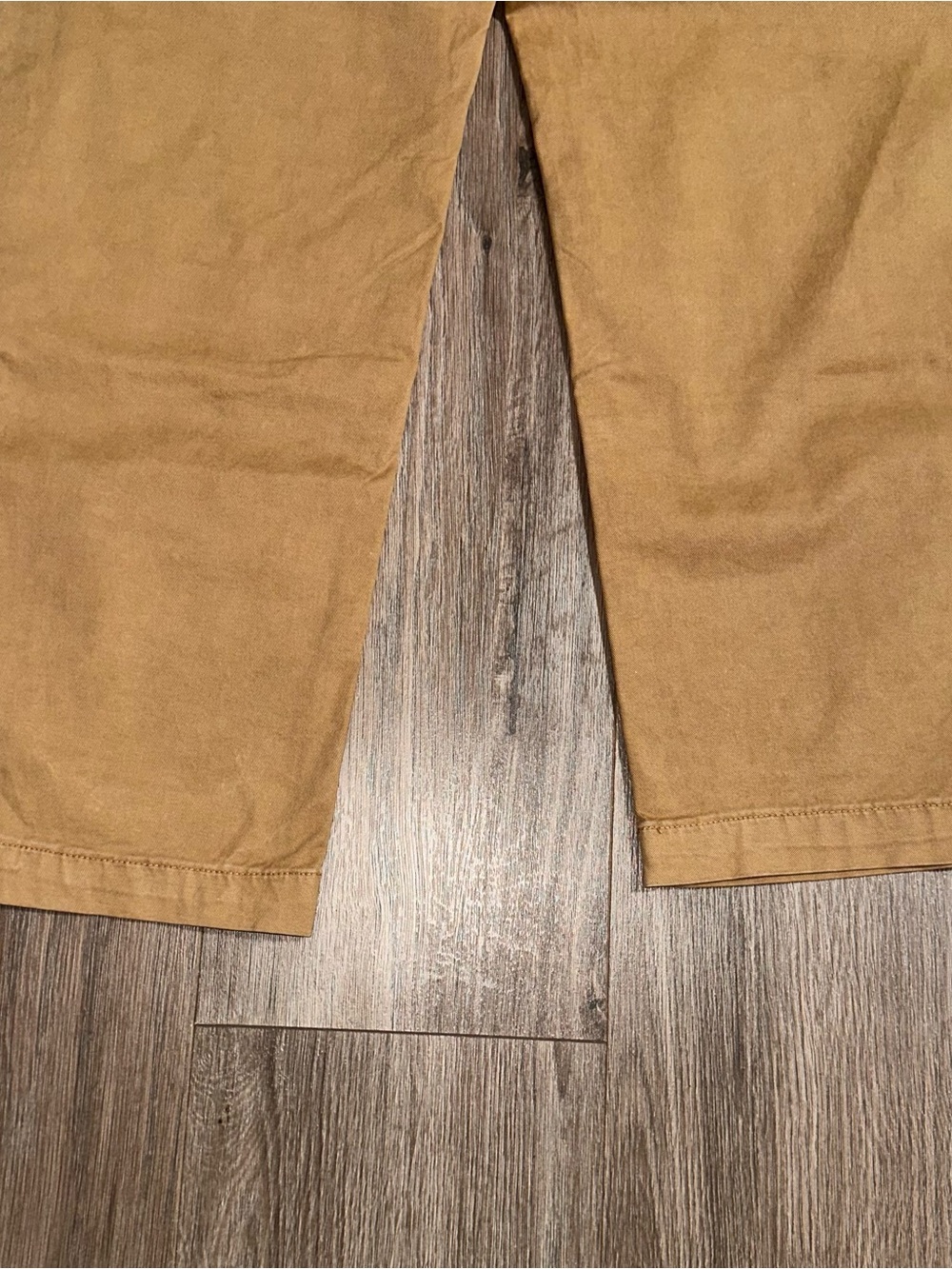 American Eagle COTTON Original Slim Straight Leg Tan Pants - Picture 5 of 6
